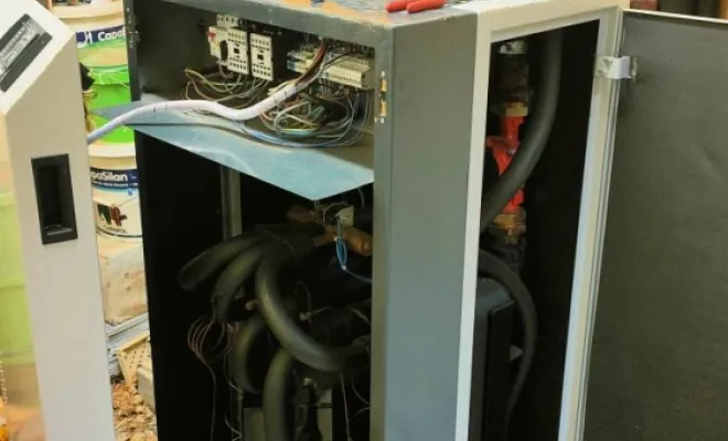 Dépannage sur un module intérieure de pompe à chaleur de maison individuelle
